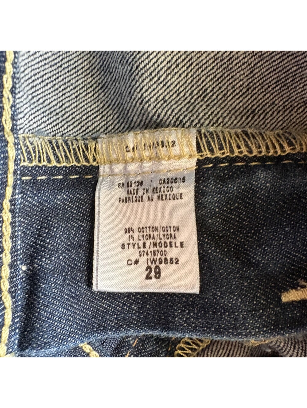 Guess Jeans Women's Bootcut Jeans Size 29 Blue 33" Inseam - Picture 4 of 5